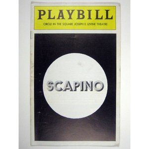 Scapino Playbill May 1974 Jim Dale Gavin Reed Ian Trigger Levine